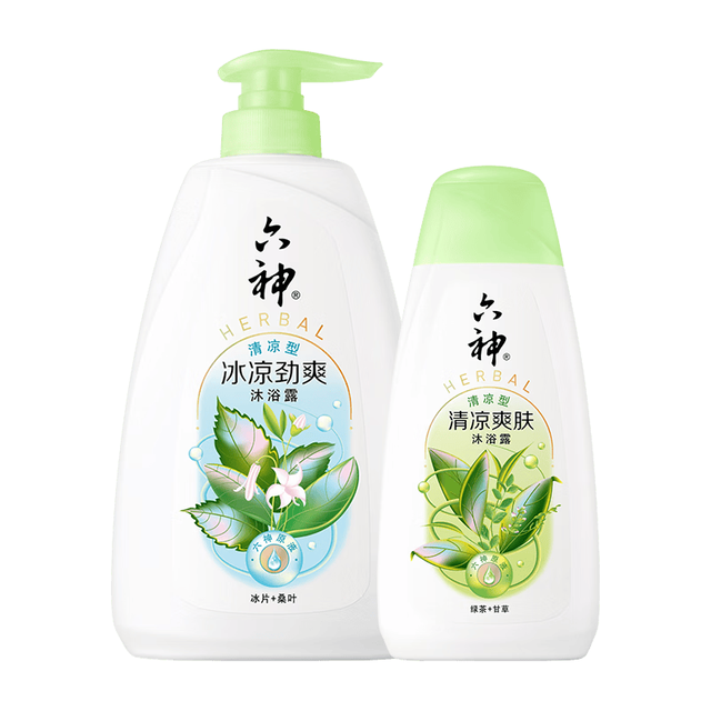 六神 冰凉劲爽 沐浴露 650g+420g