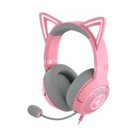Razer雷蛇北海巨妖萌猫版V2粉晶USB幻彩头戴式RGB有线游戏耳机