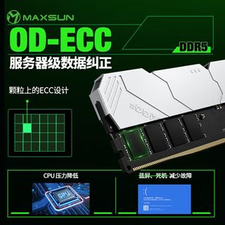 MAXSUN/铭瑄 W5机甲暴风系列 DDR5 6400 台式机内存条