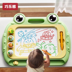 巧乐熊 儿童画板家用婴幼儿磁性力可消除的擦写字板1岁宝宝2涂鸦画画玩具