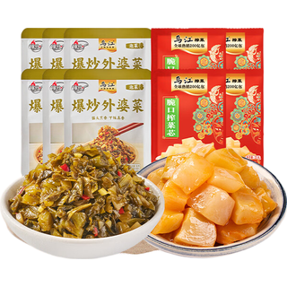 乌江 爆炒外婆菜脆口榨菜 30g*6+22g*4 下饭菜