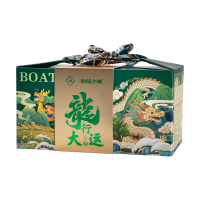 移动端、京东百亿补贴：拾味少城 龙行大运端午粽子礼盒 1060g（7粽2蛋5糕点）