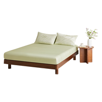 LUOLAI/罗莱生活 100%纯棉床笠 绿色 150cm*200cm*28cm