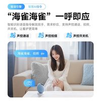 海雀 鸿蒙智选海雀智能摄像头雀蛋Pro家用监控360度无死角宠物婴儿看护
