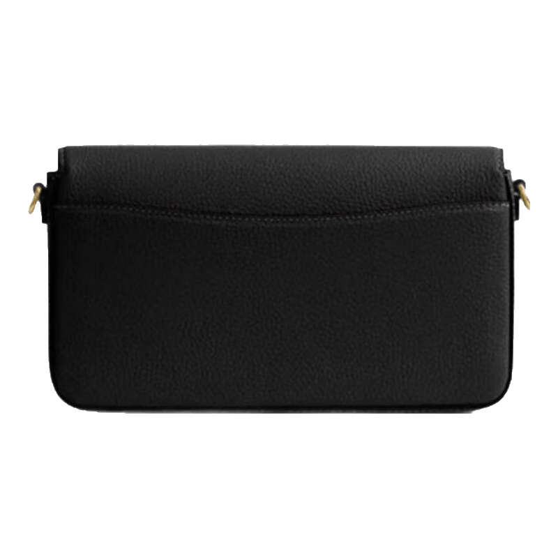 COACH/蔻驰 MILA通勤斜挎包 黑色 老花复古链条女包