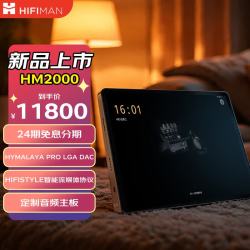 HIFIMAN HM2000播放器HIFI发烧级无损音乐MP3 自研HYMALAYA Pro DAC  512G容量