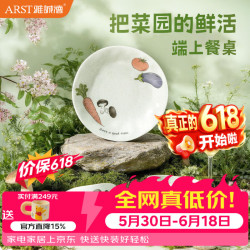 雅誠德 釉下彩餐具4碗4盘
