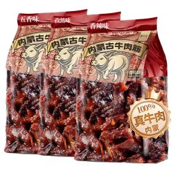 春江月 内蒙古牛肉筋 3口味 100g*3袋 开袋即食