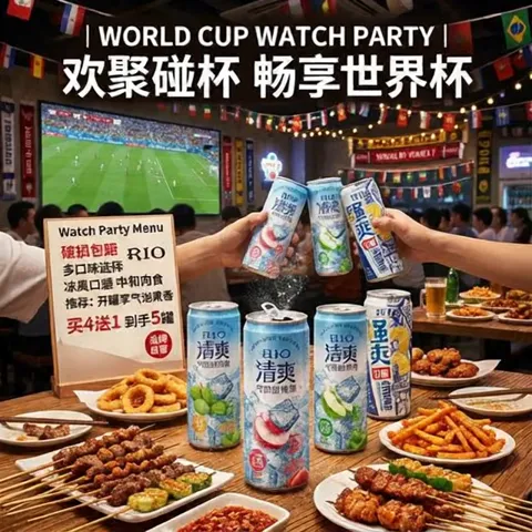 锐澳 预调鸡尾酒5度清爽8度强爽混合330ml*5罐低度气泡果酒