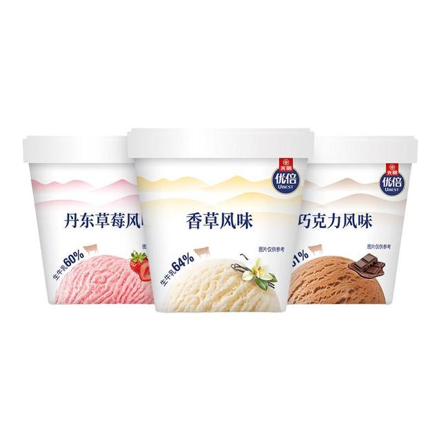 光明 优倍多口味冰淇淋鲜奶雪糕冰激凌