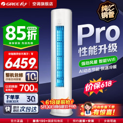 格力 空调 云佳Pro 纯铜管 节能省电 新能效 变频快速冷暖 自清洁 客厅立式空调 家电补贴 3匹