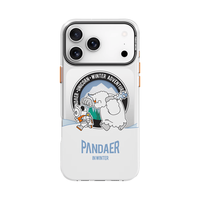 魅族(MEIZU)PANDAER 独角兽 妙磁抗菌手机壳 适用iPhone 17 Pro Max 雪人大冒险 大孔设计 IML印刷 全包防摔 雪人大冒险(白金独角兽)大孔