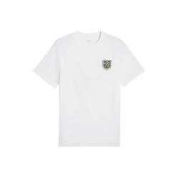 PUMA 632939 纯棉宽松休闲短袖T恤 白色 M
