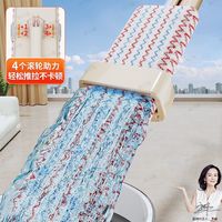 美尔雅 喷水平板拖把 免手洗干湿两用拖地工具