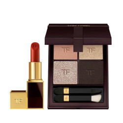 TOM FORD 幻魅四色眼影盘 35杏茶盘 8g+新烈焰幻魅唇膏 16斯嘉丽 3.5g
