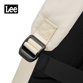 Lee 大容量商务休闲双肩包 卡其色 20L