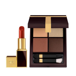 TOM FORD 幻魅四色眼影盘 27 夜奔华服 11g+新烈焰幻魅唇膏 16斯嘉丽 3.5g