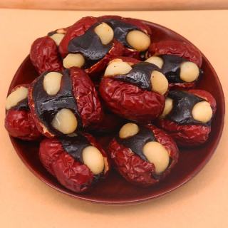 一品玉 新疆无添加 零食红枣血糯米夏威夷果三重风味 孕妇儿童可食用 抱福枣100g*3赠两袋