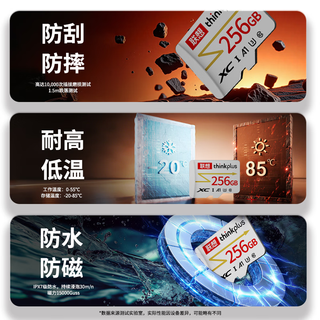 thinkplus 256GB TF存储卡 U3 V30 A1