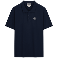 Calvin Klein 26春夏纯棉字母翻领POLO衫