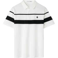 HLA/海澜之家 26轻商务系列短袖POLO衫 男 黑色 M