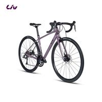 Liv Avail AR 4-GC 碳纤维前叉碟刹 700C 女士公路自行车 紫灰色 S码