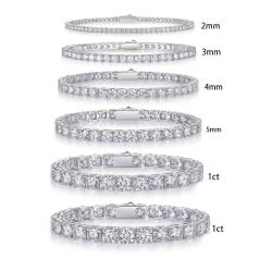 网球手链  2.0mm  3.0mm，16.5cm   15.5cm