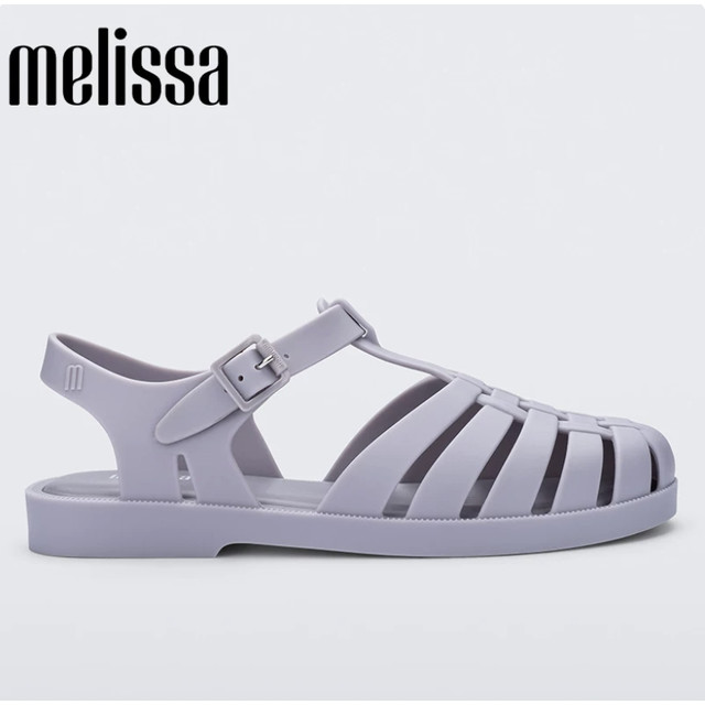 melissa 【Lisa同款】时尚编织简约通勤果冻罗马女凉鞋32408
