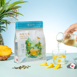 一纸花约 凤梨乌龙茶冻干水果茶独立三角包冷泡茶夏天清凉冰凉茶 凤梨乌龙1袋（约30小包）