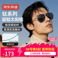 京东京造 Jingdong 京东京造 天际线超轻钛架尼龙偏光太阳镜骑行护目眼镜男