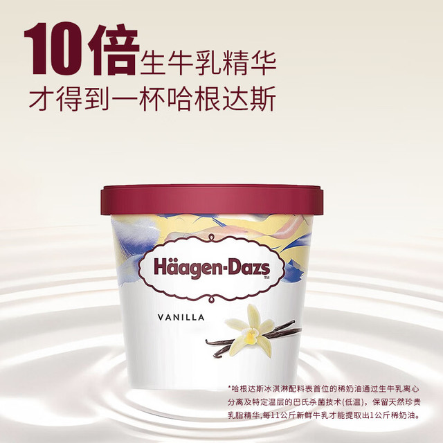 哈根达斯 经典香草冰淇淋 100ml/杯
