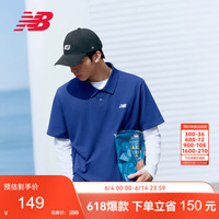new balance 26年男款夏季潮流百搭翻领POLO T恤MT51519 BUY L