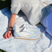 COZY STEPS 可至女士26夏季新款清风复古跑鞋休闲透气网面运动鞋