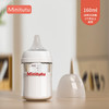Minitutu 新生婴儿防胀气玻璃奶瓶 160ml 月光白