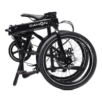 大行(DAHON)自行车20英寸20速超轻铝合金碟刹成人单车KBA005 BA接头 黑色