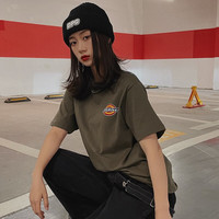 Dickies/帝客 青苔绿全棉短袖T恤 S