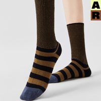 Almond Rocks 精梳棉无骨中筒袜 女款 白色 均码