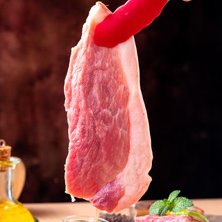 鲜京采 黑猪冷鲜腿肉 350g