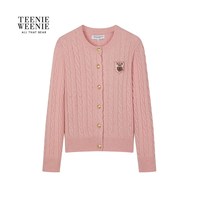 TEENIE WEENIE 绞花绵羊毛 女士针织衫
