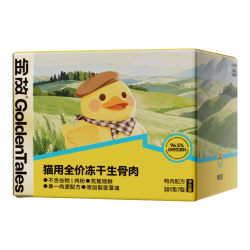 金故 全价主食冻干猫粮 高蛋白小黄鸭味 301g