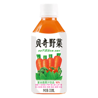 B&Q/贝奇 野菜汁胡萝卜汁饮料 450ml*15瓶