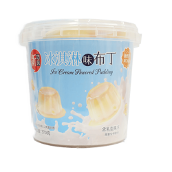 阿尔多 新巧风冰淇淋布丁370g罐装果冻