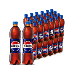 百事 阿信+王嘉尔同款 碳酸饮料汽水 500ml*24瓶*2箱