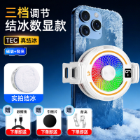 移动端：X－Race xrace手机散热器适用iPhone苹果iQOO一加黑鲨红魔ipad平板磁吸半导体制冷降温神器背夹游戏AI控温直播专用款