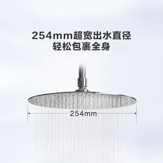科勒 KOHLER 淋浴一体式花洒套装 250mm顶喷+手持喷头 芙芮凌常规款