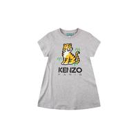 KENZO 女童短袖连衣裙儿童T恤裙子