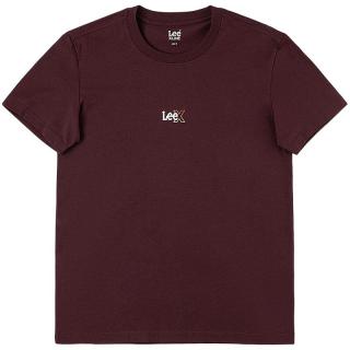88VIP：Lee 圆领小Logo印花短袖T恤