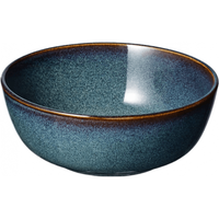 宜家 GLADELIG格拉德里 彩釉碗 蓝色 14cm 餐具套装