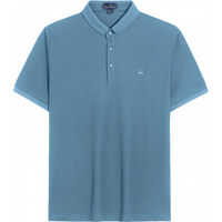 布克兄弟(BrooksBrothers)布克兄弟男士夏季商务精致小领纯色polo衫 4003-蓝色 L