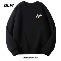 GLM 春秋季新品男士卫衣时尚简约外套宽松长袖T恤打底衫百搭衣服装